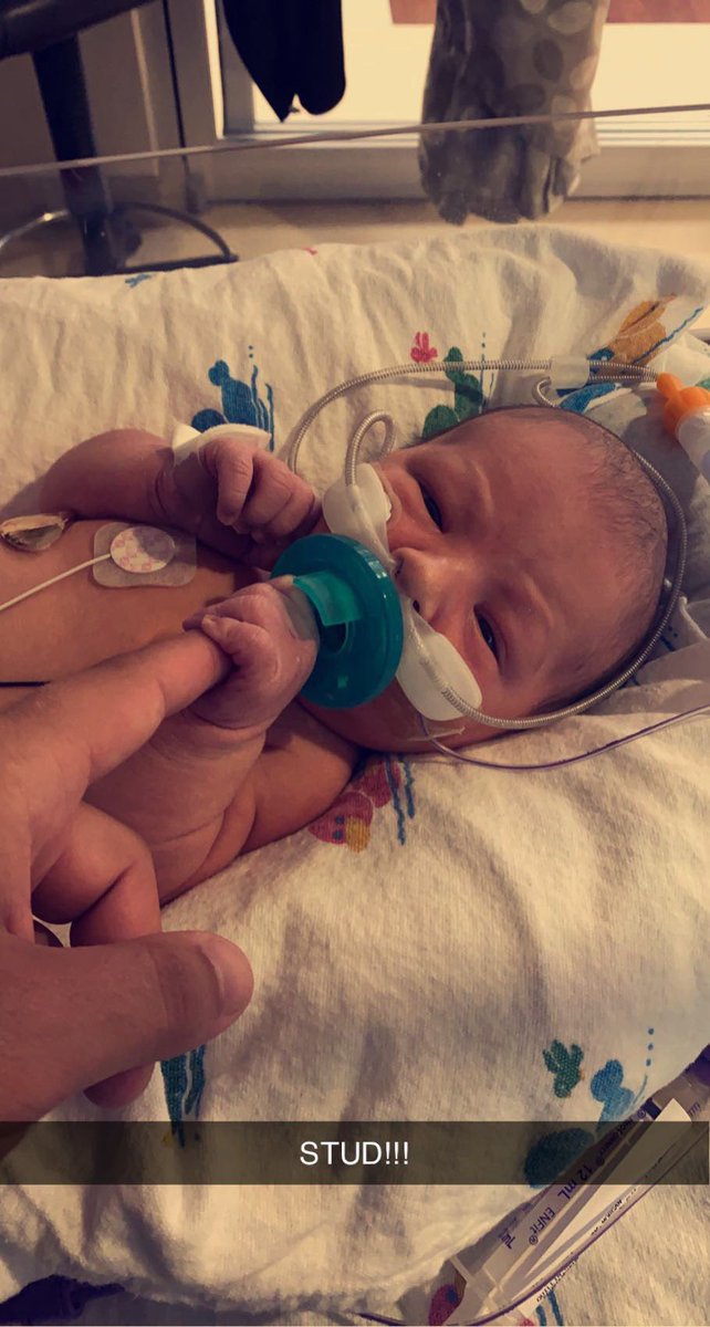 21Cheez's tweet photo. Little man made his appearance yesterday afternoon! We are so blessed with this little guy. Just a few more days in the NICU before we roll a speed ladder out and start working on that jump shot. 

Luca Miles Quillin https://t.co/0e4LnNsAkD