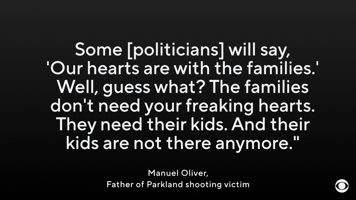 Manuel Oliver, the father of a 17-year-old Parkland shooting victim, addressed the Uvalde, Texas elementary school shooting, where a gunman walked into an elementary school on Tuesday afternoon and killed 14 children and a teacher.
cbsn.ws/39WDxli