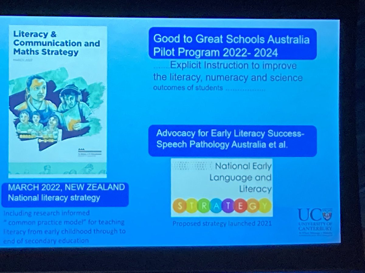 #SPAconf the evidence base for national approach. SLPs have a lot to offer evidence informed early literacy strategies.