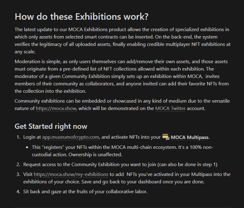 reneil1337's tweet photo. Cool new stuff in the @MuseumofCrypto. Are you a member of these communities + want to add NFTs from those collections? Participate for free 🤘 

- Learn about Community Exhibitions 👀
- Request access via Discord 🕳️🐇

https://t.co/abfofRYG8W https://t.co/qN9HoP8GTg