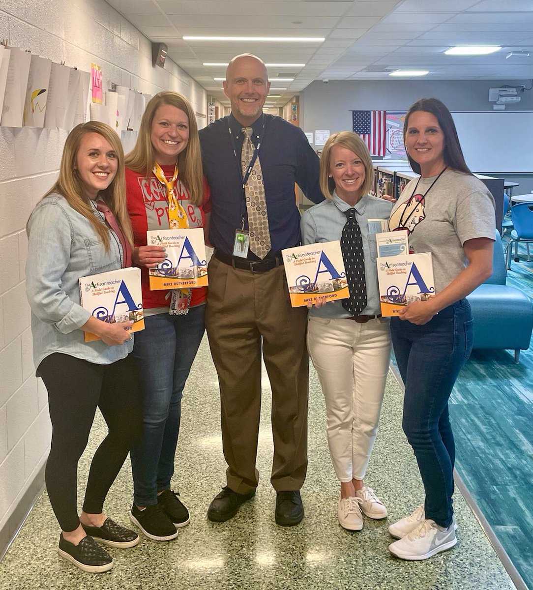We celebrated a true artisan teacher today <a href="/CloughPikeElem/">Clough Pike</a>💜. <a href="/WestCler/">West Clermont Schools</a> #ihategoodbyes