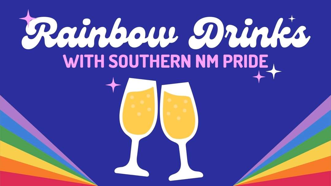 🌈✨️Come out and join us for Rainbow Drinks tomorrow May 26th, 2022.✨️🌈
@salud_mesilla 
Begins at 6pm

#snmpride #rainbowdrinks #saluddemesilla 
🎉☕️🍹🥤🎉