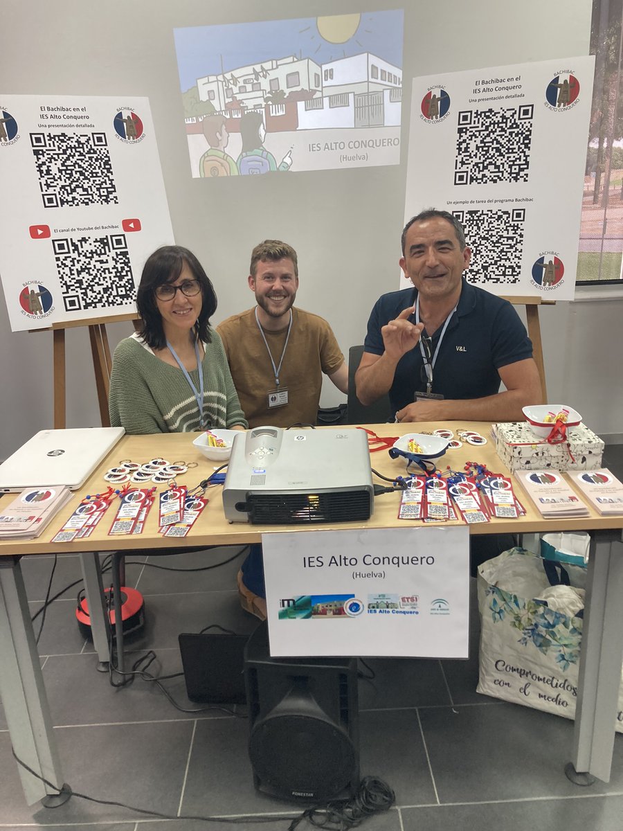 Un lujazo contar en #feriaplurihuelva con el IES Alto Conquero, pionero en la provincia en Bilingüismo, en Plurilingüismo y en BachiBac
<a href="/Pluri_Huelva/">Plurilingüismo Huelva</a> <a href="/cepdehuelva/">cephuelva</a> <a href="/cepbollullos/">CEP Bollullos Valverde</a> <a href="/ceparacena/">CEP Aracena</a>