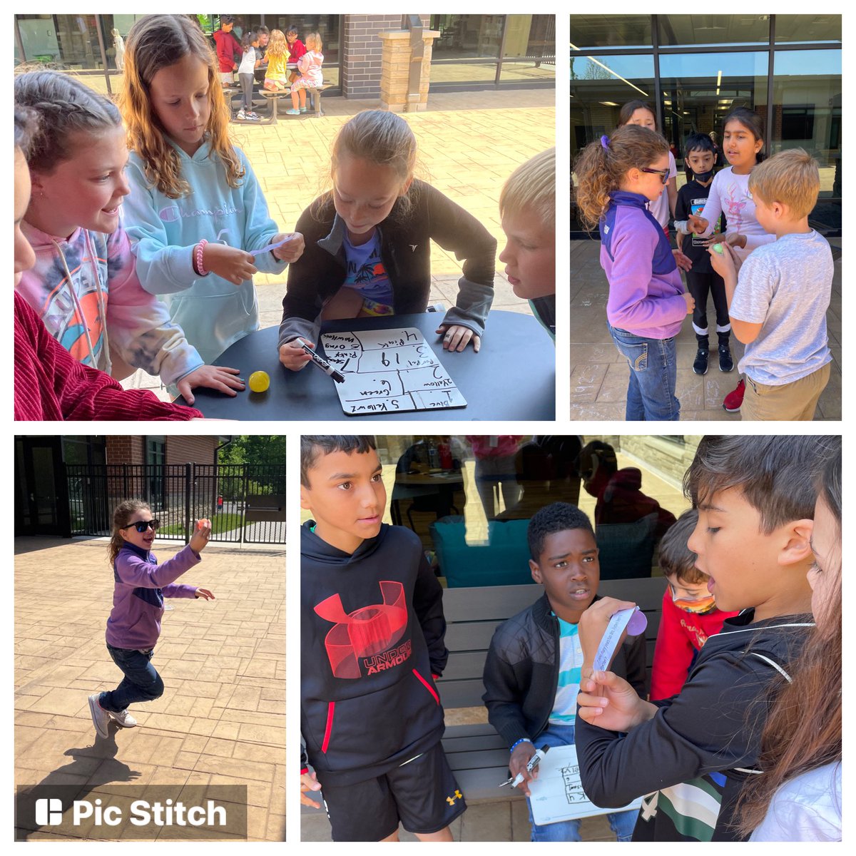 One more class game of Scrambled Eggs, a class favorite! How well do these third graders know their teacher?🍎