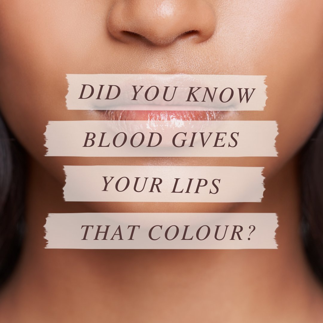 Thentix1's tweet photo. Did you know that your blood gives your lips that colour?

Blood vessels are more apparent in your lip, giving your lips a beautiful colour!

Lips can lose their vibrant colour.

Keep your lips feeling plump and vibrant by applying lip balm.

#lipbalm #lipcare https://t.co/klBhvBIkuy