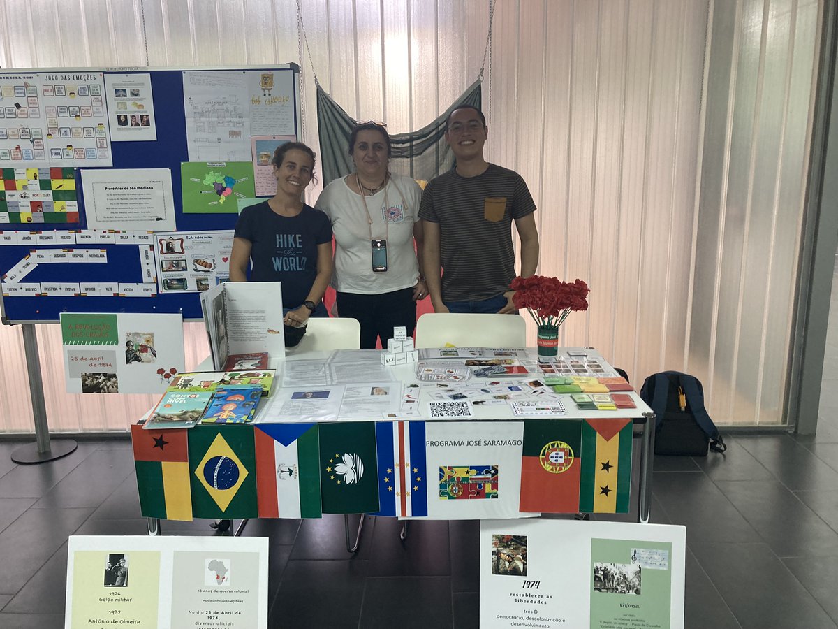 No podía faltar el Programa José Saramago en   #feriaplurihuelva <a href="/Pluri_Huelva/">Plurilingüismo Huelva</a> <a href="/cepdehuelva/">cephuelva</a> <a href="/cepbollullos/">CEP Bollullos Valverde</a> <a href="/ceparacena/">CEP Aracena</a>