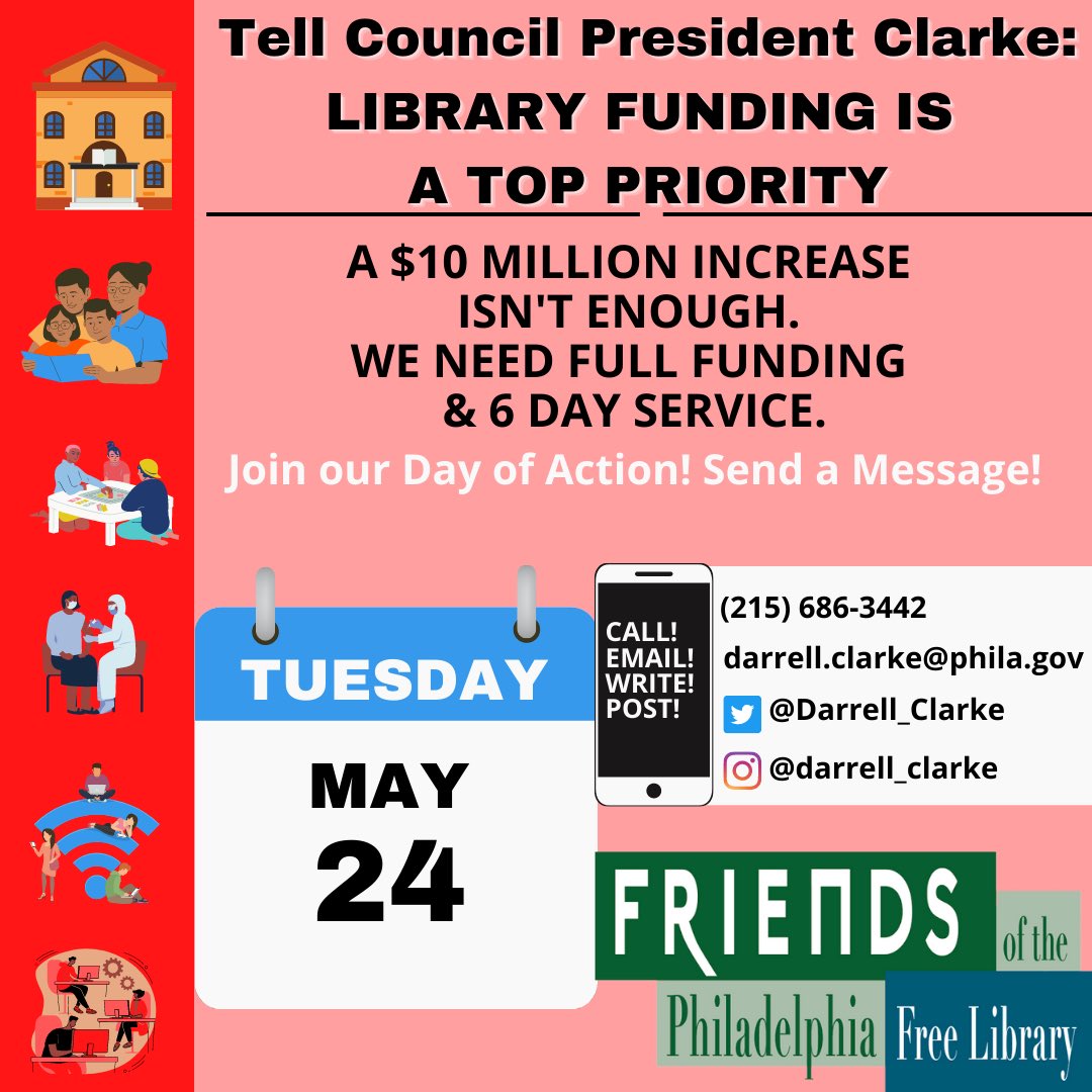 roorants's tweet image. @Darrell_Clarke  #FundOurLibrariesPHL