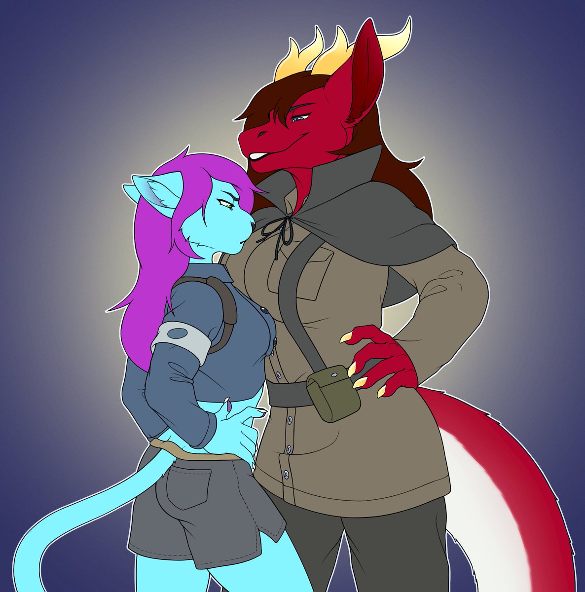 TheCrowfox's tweet photo. 🐱🐲Commission for @It_Da_Liz https://t.co/suFRtEY9CM