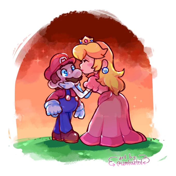 mario and peachy 💗
the otp baby!! 