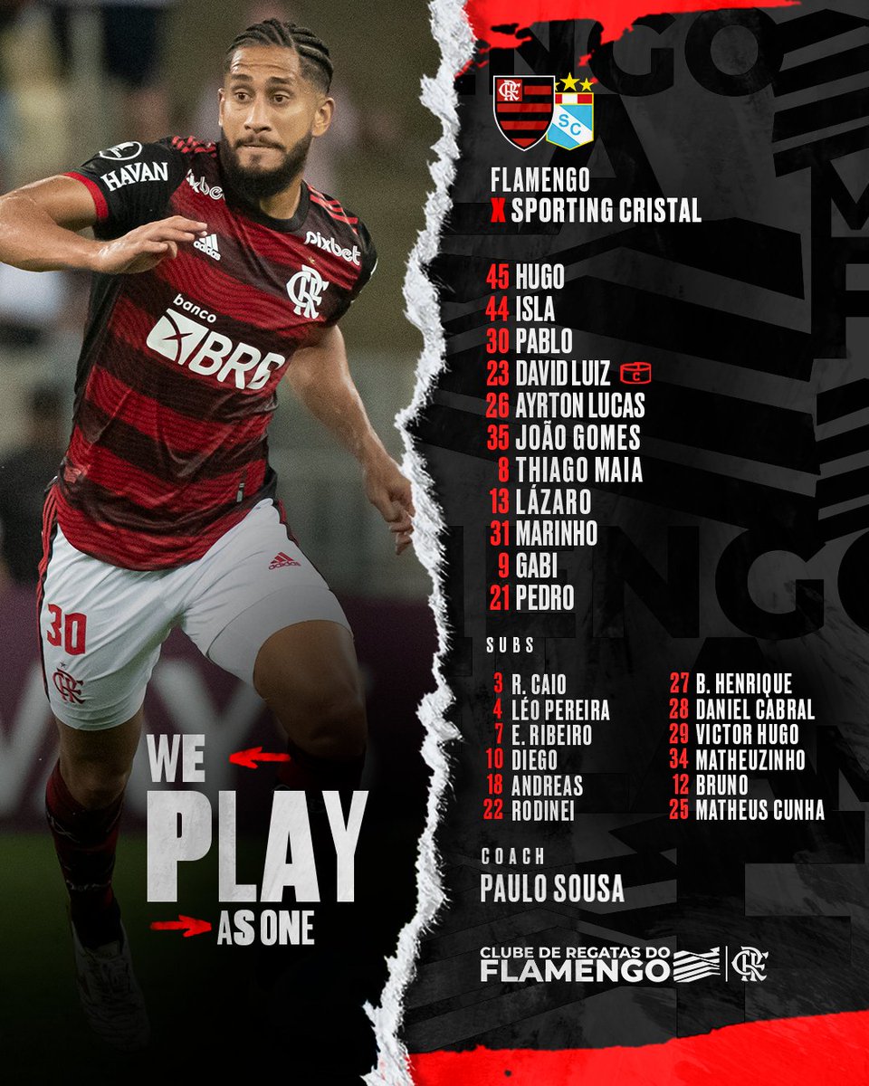 Jogadores do Clube de Regatas do Flamengo<br>(Isla)