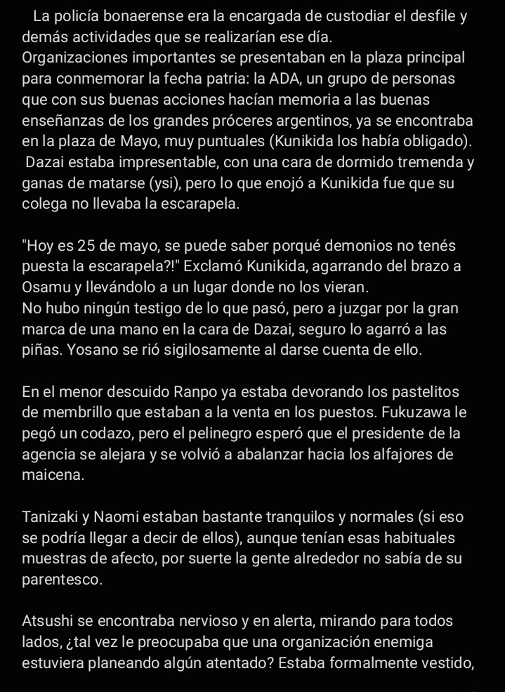 j6uno's tweet photo. 3. ESPECIAL 25 DE MAYO
esto fué divertidisimo de escribir por favor léanlo y CITEN https://t.co/4vlDJ8W7Ju