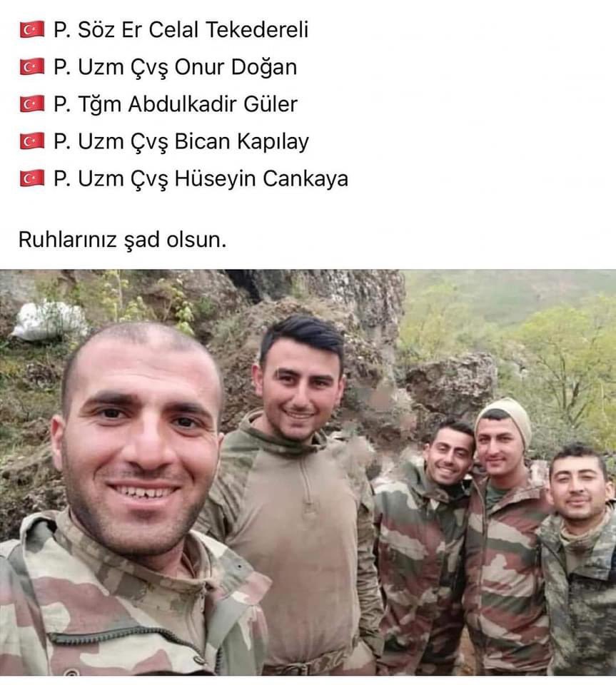 Vatan uğruna şehadete eren kahramanlarımızın ruhu şad olsun. Yüce Milletimizin başı sağolsun...