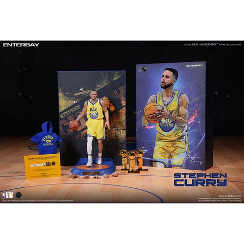 NBA Golden State Warriors Stephen Curry Real Masterpiece 1:6 Scale Action Figure 

GET HERE: entertainmentearth.com/product/ebrm10…

#AD #WarriorsVsMavs #NBATwitterLive #NBAConferenceFinals #FIGLIFE  #GSWvsDAL