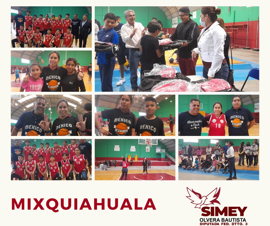 ssimey's tweet photo. ¡Siempre orgullosa del talento de #Mixquiahuala!
Mi felicitación a los entrenadores, que mañana salen con todo el equipo al 🏀 #OpenInternacional en Celaya, Gto representado, no sólo al municipio, sino a Hidalgo, incluso a México ¡Porque competirán con 12 países!
Éxito🍀 https://t.co/UHBMADiP5t