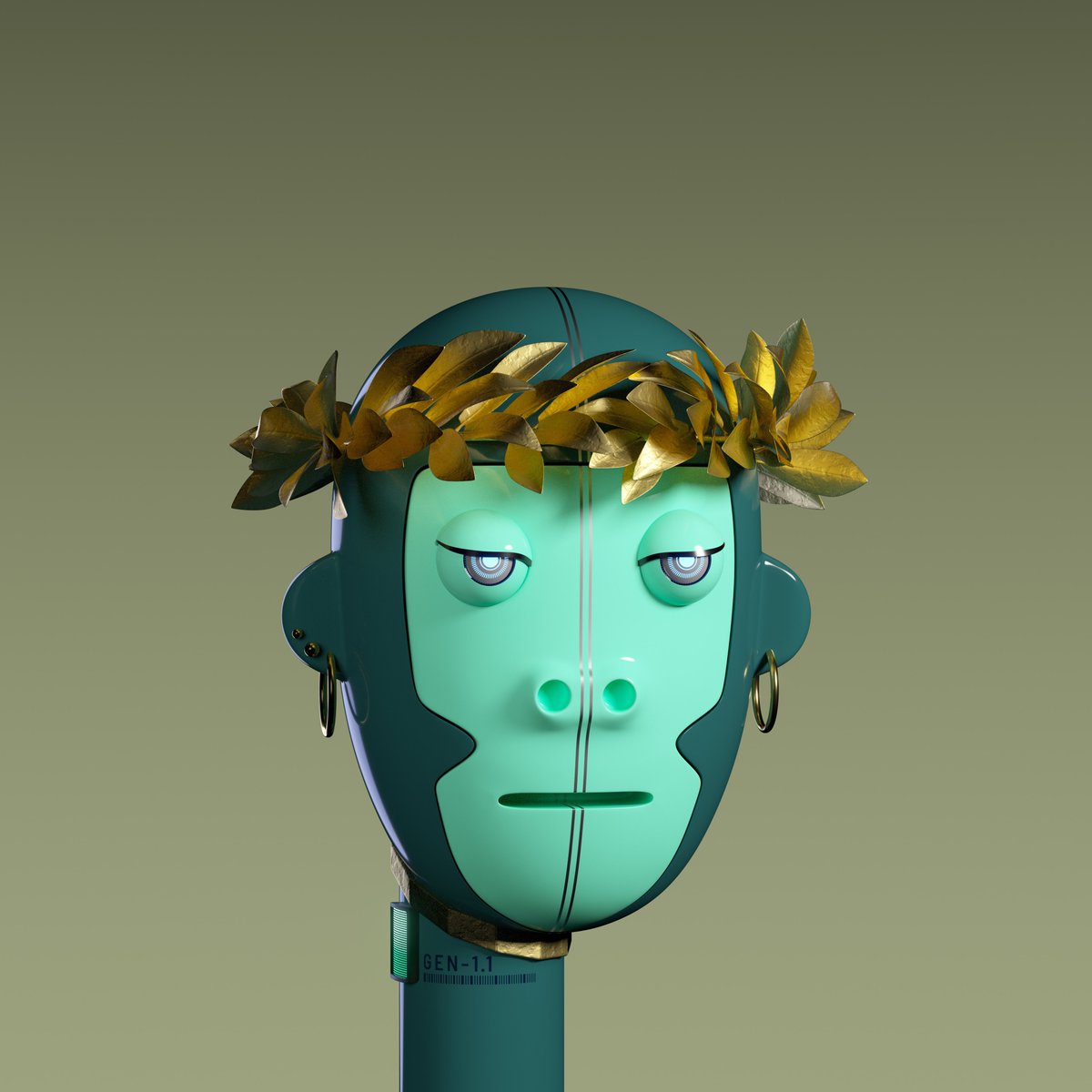 glad to see my two tone teal ape come back so clean from the trait factory 👀