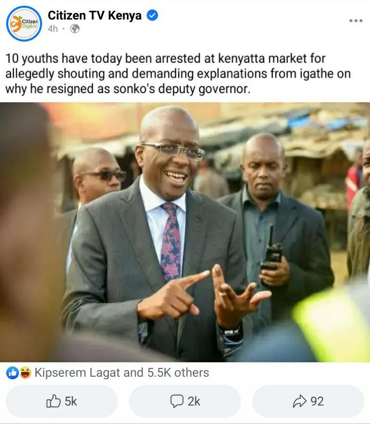 LevisMemphis's tweet photo. *STOP ARRESTING INNOCENT YOUTHS .*
You have been overated for nothing. Kama kazi yako ni kushika mavijanaa. Ukiwa governor how many will you kill to run your government?
*#FreeInnocentNairobiYouths*.
*#RejectStateProject.* https://t.co/4gNgvAEk8C