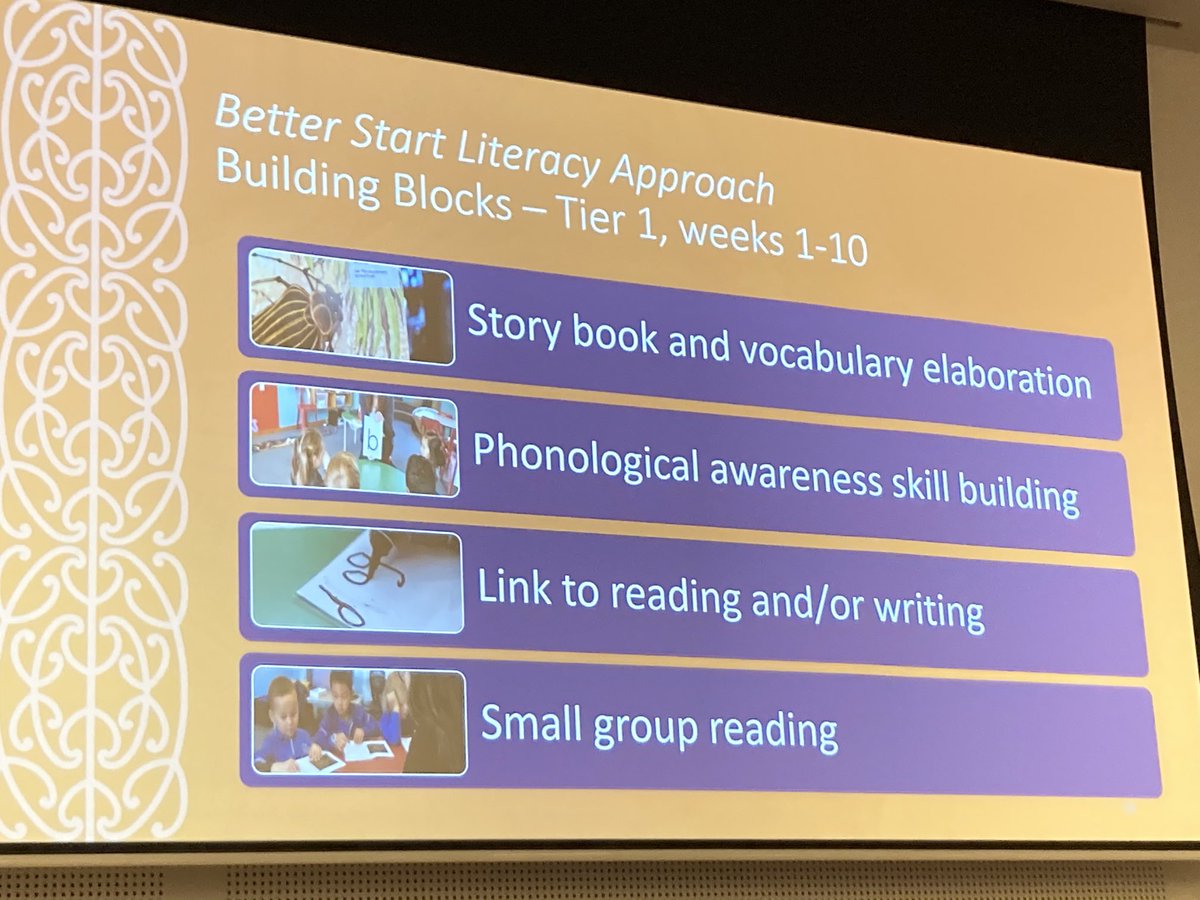 #SPAconf quality early literacy instruction at universal classroom tier 1 = 40 minutes x 4 times a week for 10 weeks