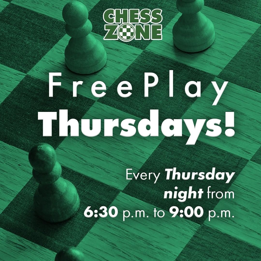 Come out and join us tonight at our Free Play Thursday club! Looking forward to seeing you all there! 
Reminder that participants of this event must either supply proof of full vaccination or wear an N-95, KN-95, or KF-94 mask.