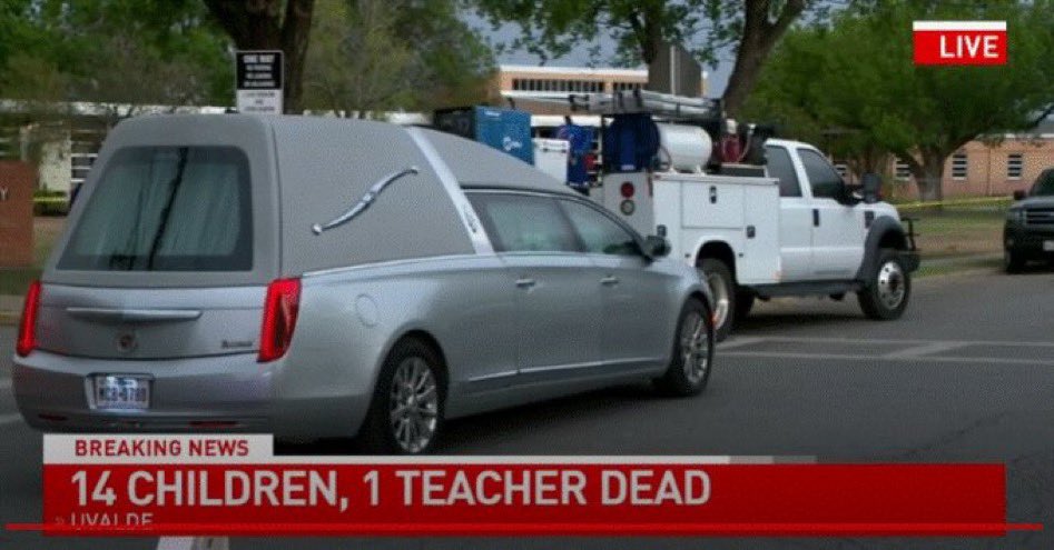 No other peer nation allows children to be picked up by hearses instead of school buses. 

Again and again and again. 

This is preventable. This is senseless. This is immoral. 

Uvalde