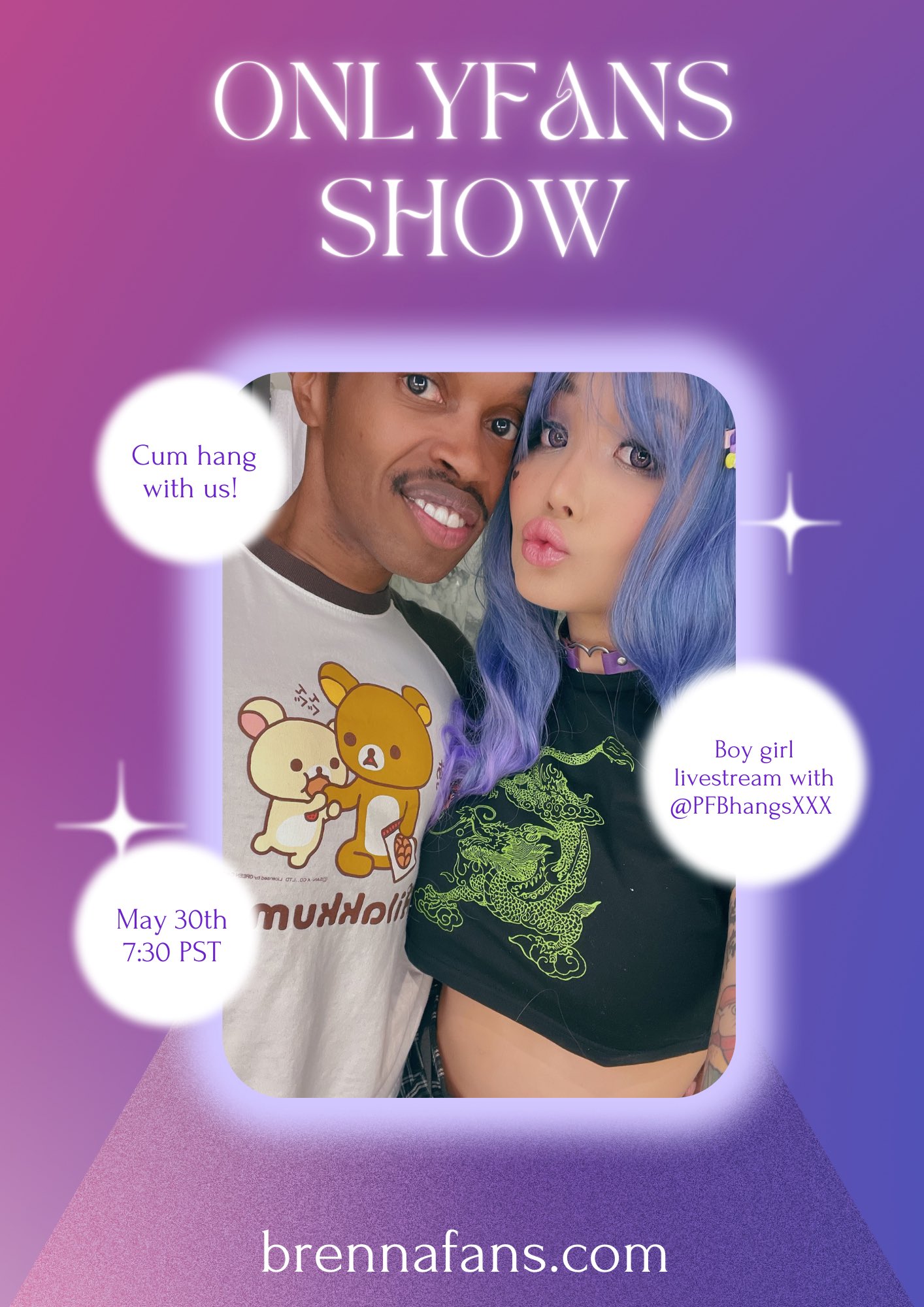 TW Pornstars - Brenna Sparks 🦄🌸🌈. Twitter. Monday May 30th at 7:30 pm PST @PFBhangsXXX and I are