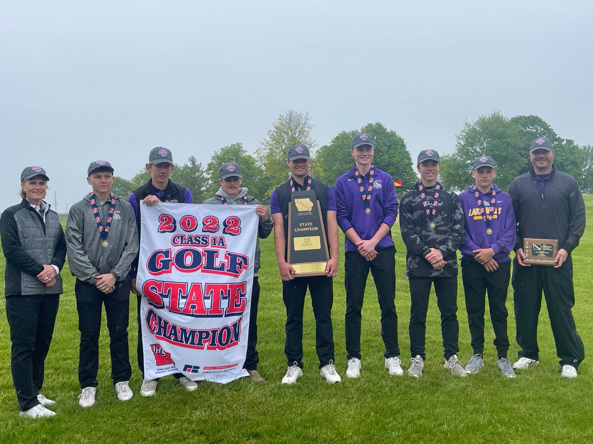 The Bulldogs are now the top dogs - they win the Class 1A state golf meet handly, while senior Bennett Berger wins Lake Mills' first individual title since 1994.

"It's going to feel good for a very long time once it sinks in."

Full story 👇👇#iahsgolf 

kiow.com/2022/05/24/the…