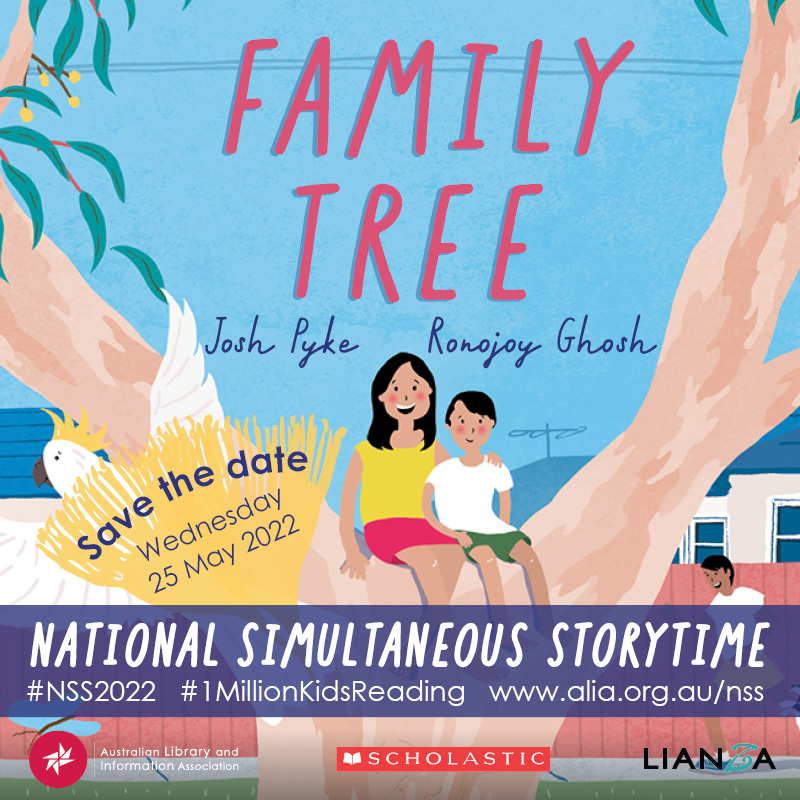 Deputy Mayor Cr Graeme Simpfendorfer will be reading Family Tree. written by John Pyke and illustrated by Ronojoy Ghosh as part of National Simultaneous Storytime today at 11am.

#NSS2022 #1MillionKidsReading #hyphenwodonga #wodonga