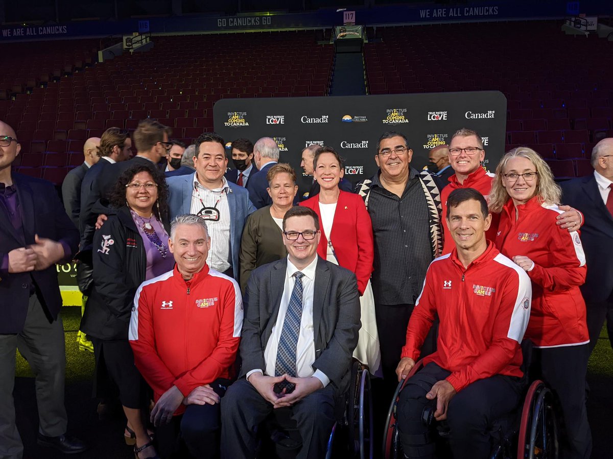 So inspired to connect with the athletes who’ve been transformed by <a href="/WeAreInvictus/">Invictus Games Foundation 💛🖤</a>. Sport is the great equalizer. It has the power to change lives. This was a #TeamCanada effort. Congrats to everyone involved for making the hybrid winter games a reality! Looking forward to 2025!