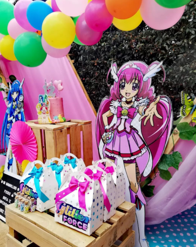Glitter Force Cake Topper Party Supplies