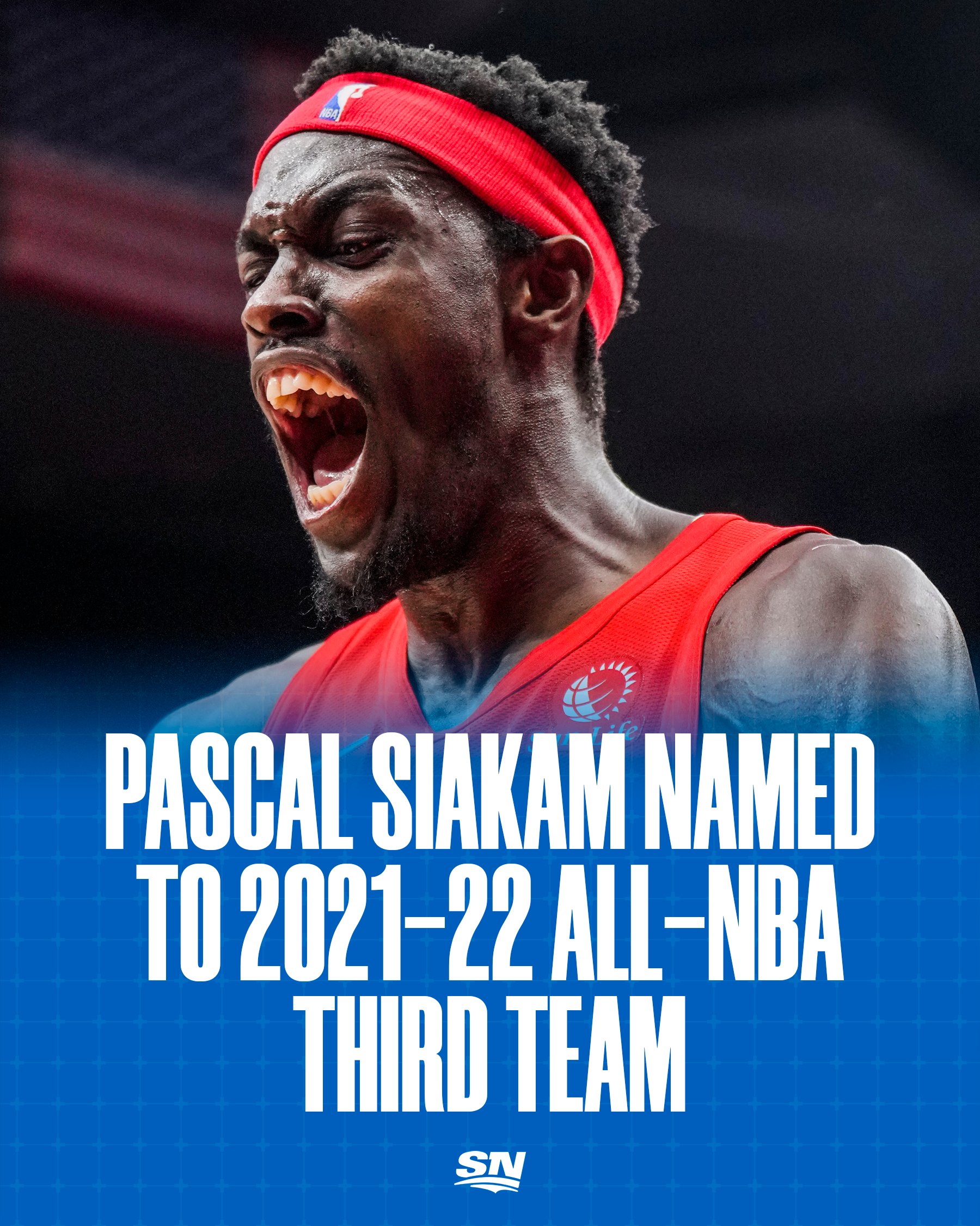 SIAKAM NAMED TO ALL-NBA THIRD TEAM