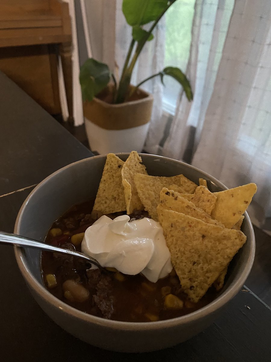 mo_lynn's tweet photo. When the Patriarchy asks for something warm and filling for dinner you get out your instant pot and whip up a quick Taco Soup with grass fed grass finished beef and bone broth! #feedthepatriarchy #kitchenofoppression https://t.co/4ShTyUGoRj