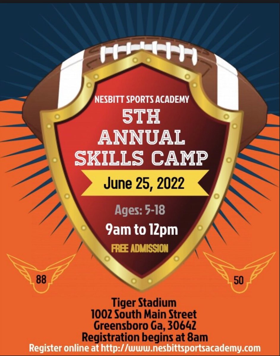 Register @ nesbittsportsacademy.com
#LLBF
#LLBB