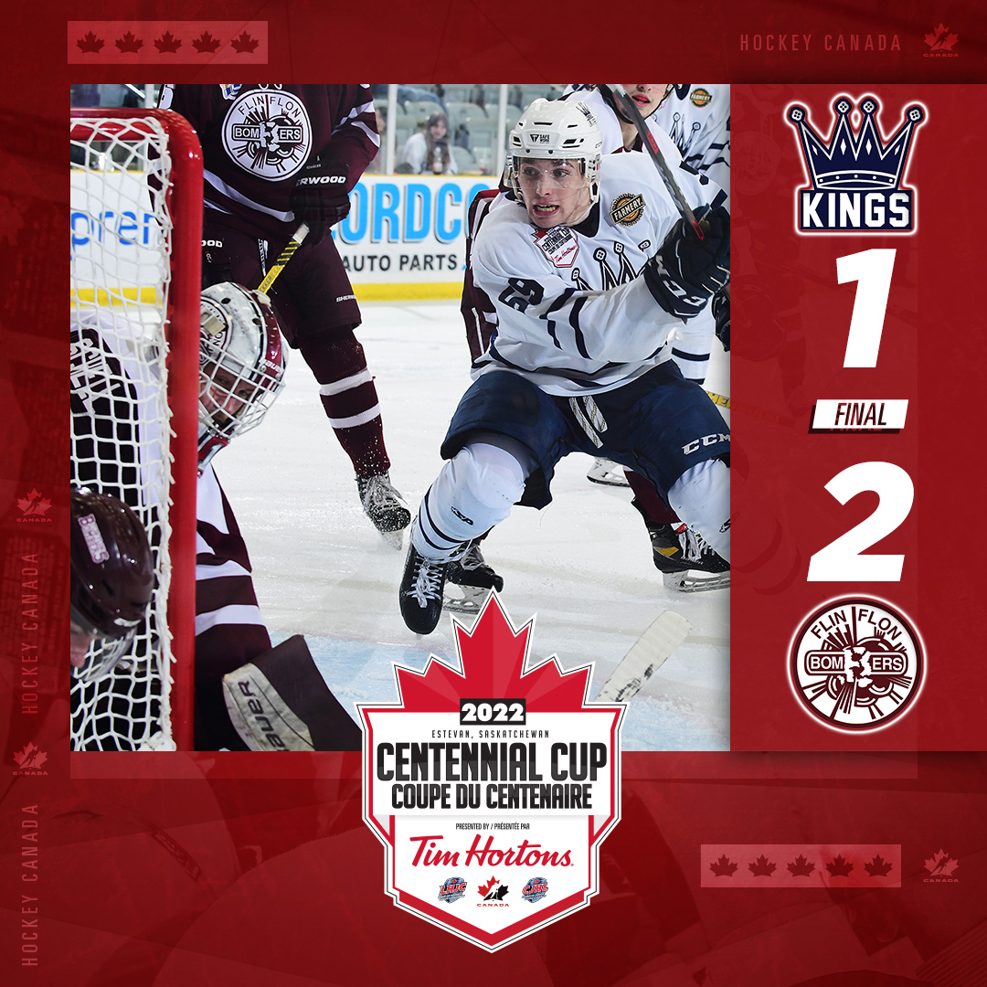 HockeyCanada's tweet image. GAME OVER! Jaeden Mercier and Jacob Vockler score in the shootout to give the @FFBombers an absolutely thrilling victory over the @dauphinkings.

📊 hc.hockey/CENTStats16

#CentennialCup | @TimHortons | @cjhlhockey