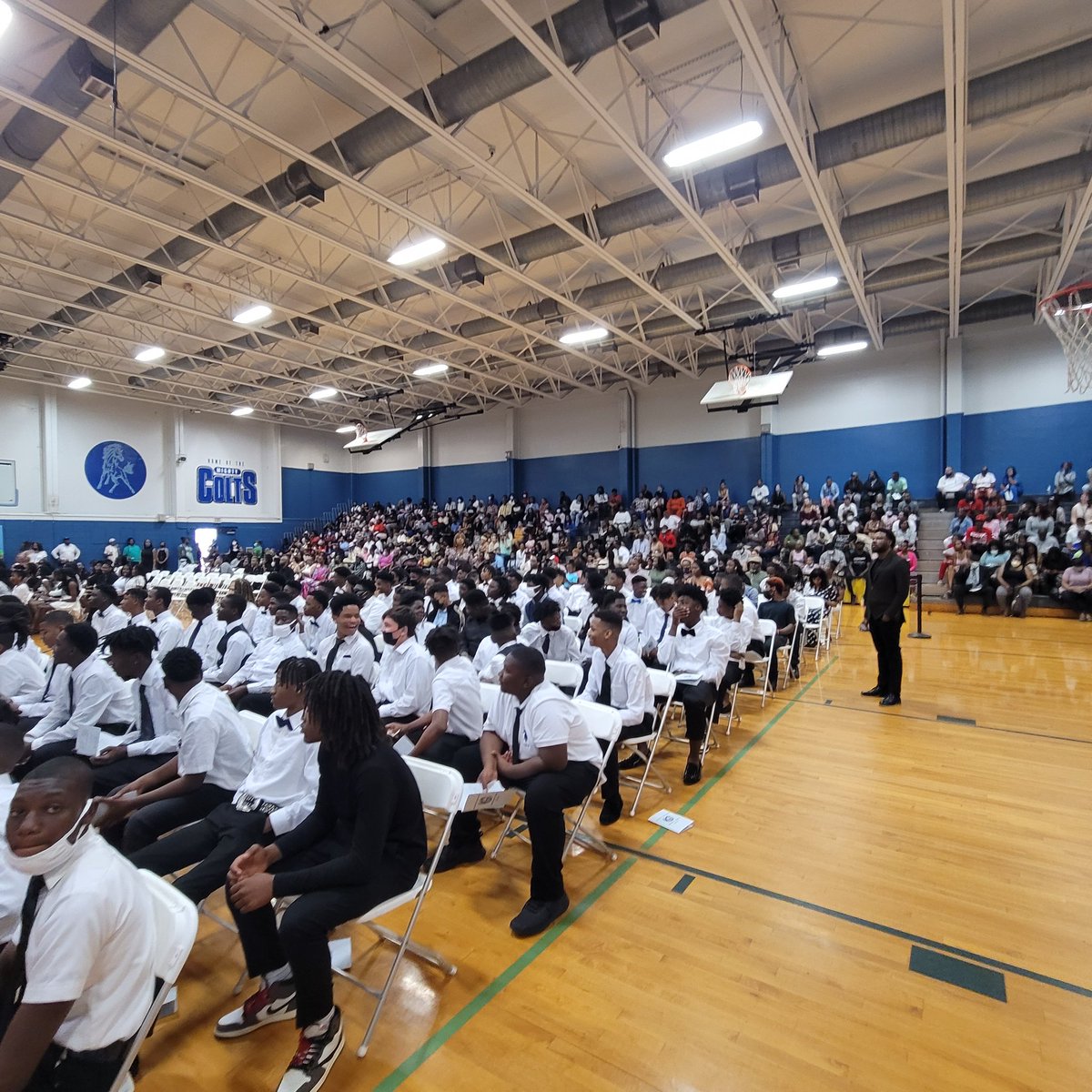 Congratulations to the <a href="/JeanRibaultMS/">Jean Ribault MS</a> 8th grade class of 2022!  Make the best of your high school experience...we are rooting for your success! #coltprideiscitywide #academicexcellence