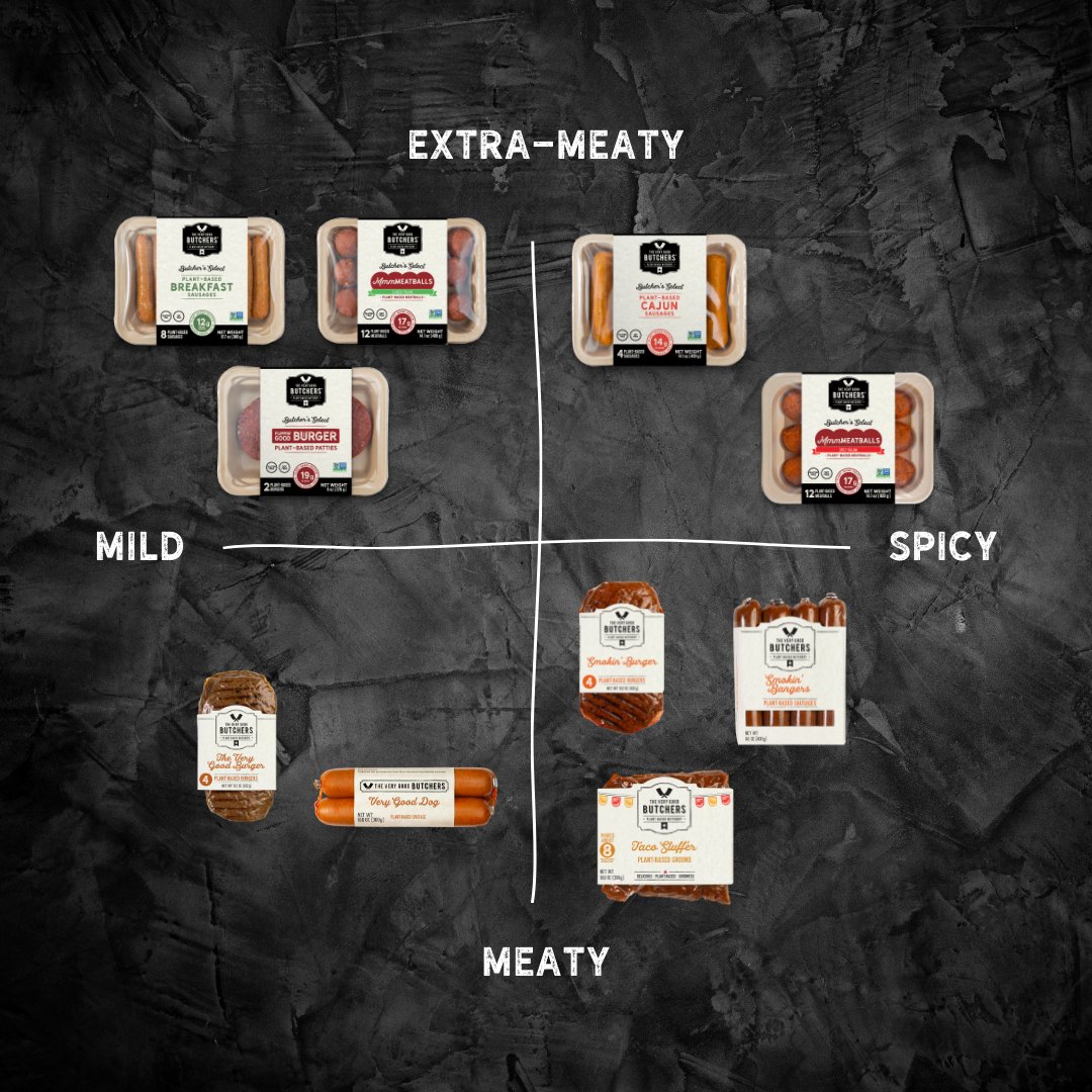 Not all plant-based meats are created equally. From extra spicy to extra meaty, save this for the next time you’re stuck on what to make for dinner.

#PlantBasedMeat #VeryGoodButchers #WeButcherBeans