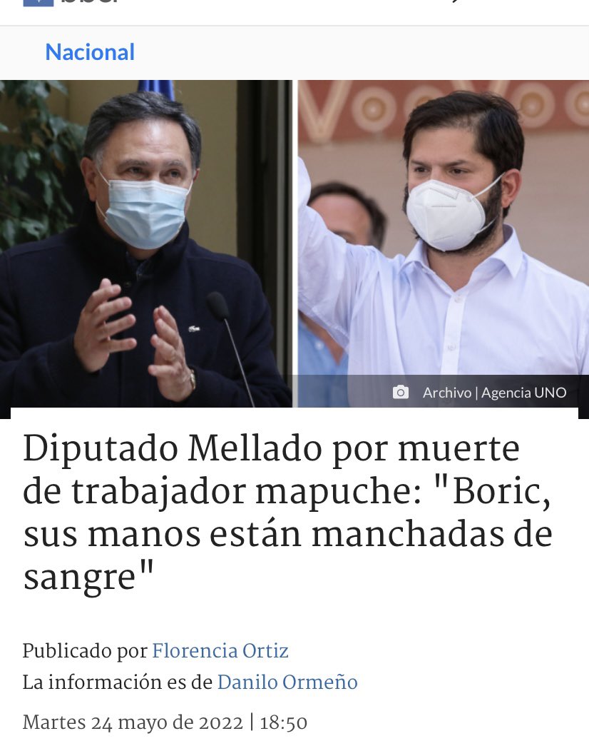 #Mellado con diputados irresponsables y de este nivel intelectual estamos jodidos. Hay estado de excepción igual que el que tenía Piñera, el presidente <a href="/gabrielboric/">Gabriel Boric Font</a> condenó estos hechos. Este Diputado es una  vergüenza y un provocador irresponsable