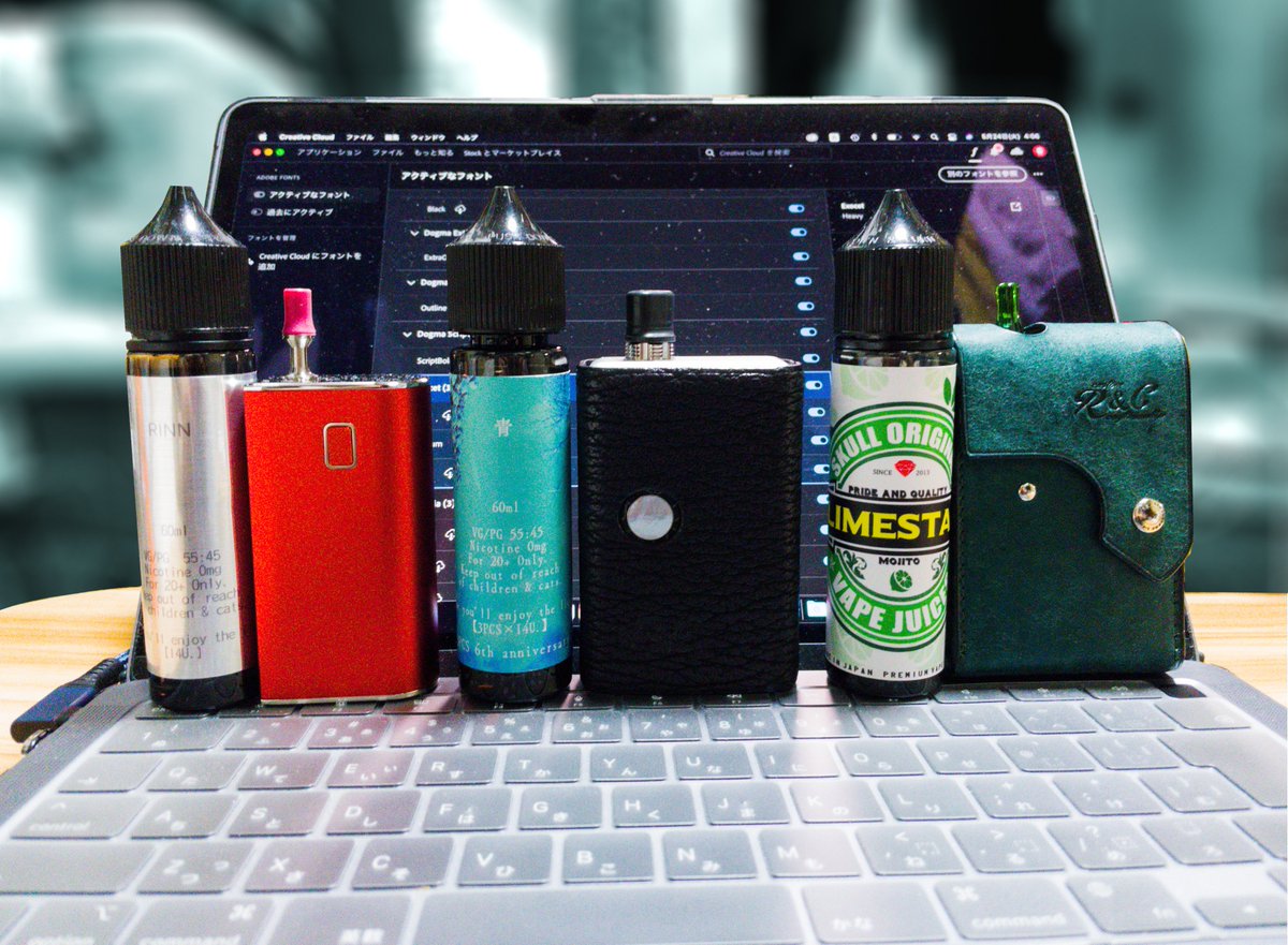 shintohmono's tweet photo. 最近のPod以外の持ち出しAIOセット
BB, Vape Snail, Ni80単線 1.0ohm, Sk ull original LIMESTAR
BB, Bridg’D2 Ni80クラプトン 0.7ohm, I4U. 青
TITA, DotShell Ni80単線 1.0ohm, I4U. RINN #Billetbox #TITA #Radcustoms #I4U. #SKULLORIGINAL https://t.co/bmJu6aeyGV