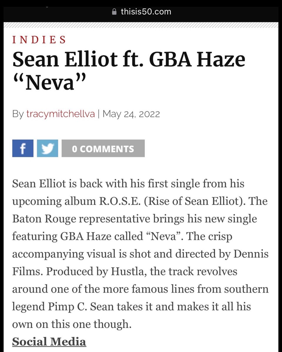 Sean Elliot tweet media