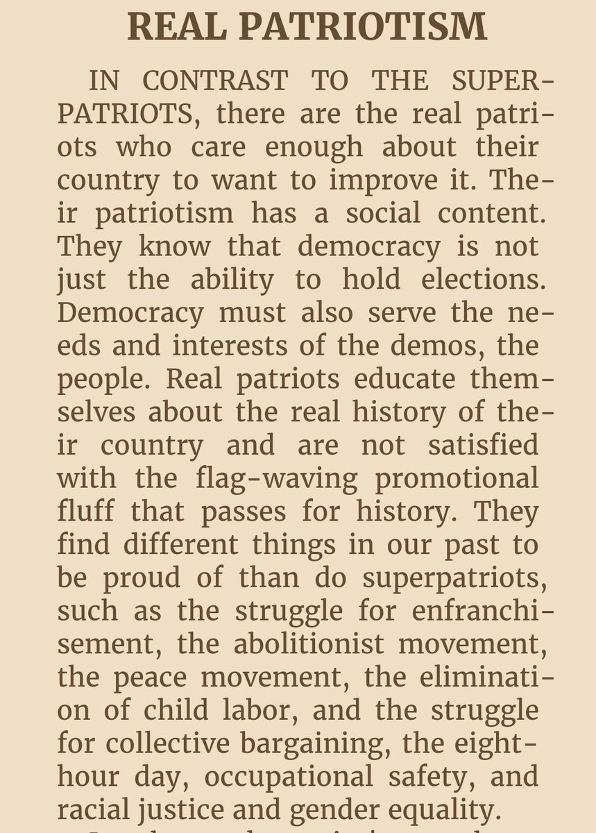 reddemos17's tweet photo. @socpartyamerica Michael parenti wrote a great book on this called super patriotism.  In it he explains fake pro imperialist patriotism and true revolutionary patriotism. https://t.co/J39dVoboXo