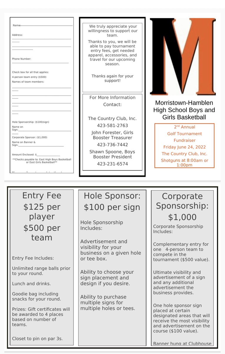 LadyCanesHoops's tweet photo. We would love to see anyone interested in supporting Morristown East Boys &amp; Girls Basketball come out and play in our golf tournament on June 24th.  If you’re not interested in playing there are plenty of other ways to support the event with hole &amp; corporate sponsorships. https://t.co/ckhpwLmxjQ