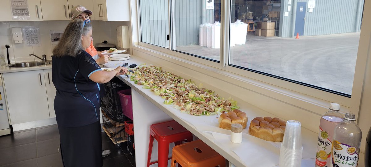 Dynamics_GEx's tweet photo. Does this chicken caesar salad beat the current Guinness World Record for the longest staff lunch spread?

#HappyWorkplace #EmployeeAppreciation #Geology #Geologist https://t.co/VbR4IsIinp