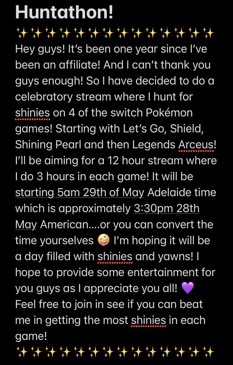Shaizalol's tweet photo. HEY GUYS! Got a celebratory stream coming up! 1 year being an affiliate! Read the pic for more details!! 💜✨ https://t.co/TM2bqYUj3U