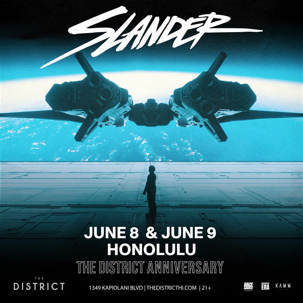 SLANDER IN HAWAII 🌺
JUNE 8 &amp; JUNE 9