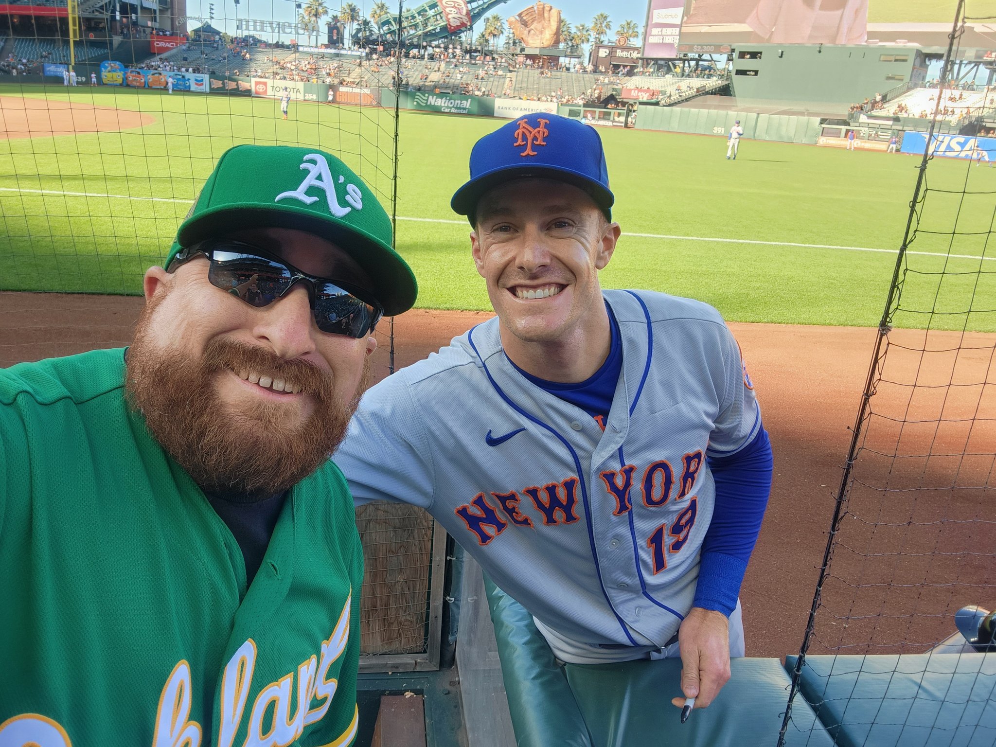 Will MacNeil on X: New York Mets and Former Oakland A's 19 Mark