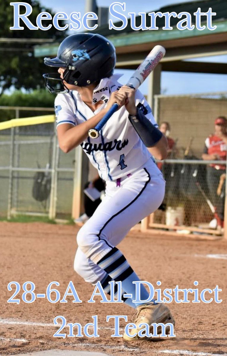 softballjaguars's tweet photo. Congratulations to Maya Kassis and Reese Surratt for being selected for the 28-6A 2nd Team All-District! We are so proud of you two! https://t.co/0i6mLwUByT