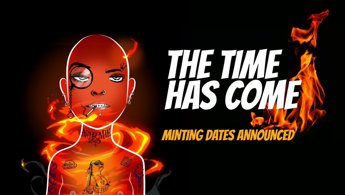 Minting day has come🔥, the next limited batch will be released on Thursday May 26 for Whitelist and Friday May27 for general public #presale #mint #NFTs