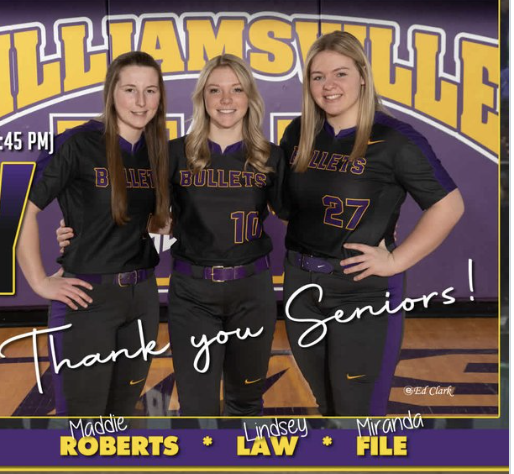 Williamsville BeeBee & Bullet Athletics/Activities (@wcusd15sports) on Twitter photo Earlier tonight, 3 <a href="/wvillesoftball/">Williamsville Lady Bullets Softball</a> seniors ended their careers. We could not be more proud of they represented <a href="/wvillesoftball/">Williamsville Lady Bullets Softball</a> & <a href="/wcusd15sports/">Williamsville BeeBee & Bullet Athletics/Activities</a>
over the last 4 years. As you leave, remember that you never walk alone and continue to embrace every moment you are given. #bulletpride Earlier tonight, 3 <a href="/wvillesoftball/">Williamsville Lady Bullets Softball</a> seniors ended their careers. We could not be more proud of they represented <a href="/wvillesoftball/">Williamsville Lady Bullets Softball</a> & <a href="/wcusd15sports/">Williamsville BeeBee & Bullet Athletics/Activities</a>
over the last 4 years. As you leave, remember that you never walk alone and continue to embrace every moment you are given. #bulletpride