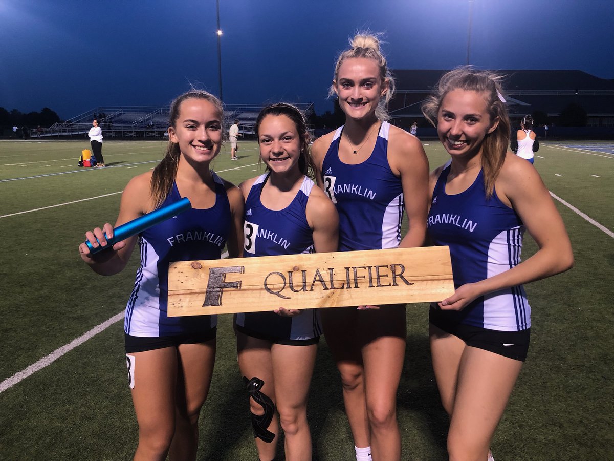 Ticket Punched!
🚨🚨NEW SCHOOL RECORD🚨🚨
🏆🏆REGIONAL CHAMPION🏆🏆
The 4x400 team of Liv Nicoloff, Ainsley Botkin, Brooke Coffman, and Lauren Klem break the 6 year old school record and win the Regional title to advance to the State Finals!