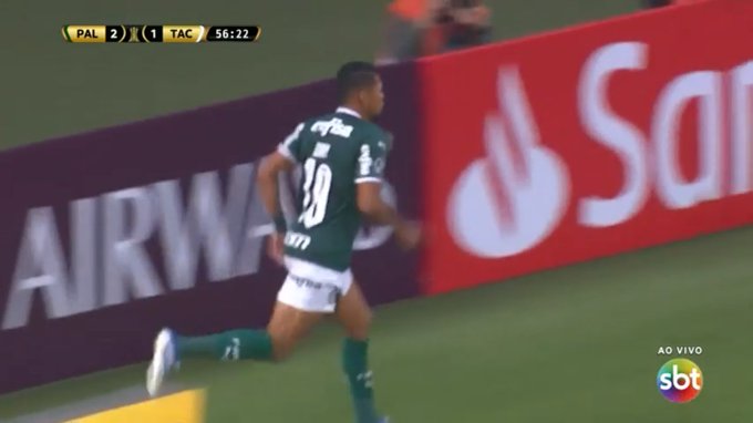 GOOOOOOOOOLLLL! É de Rony Rústico! Palmeiras 3x1 Deportivo Táchira