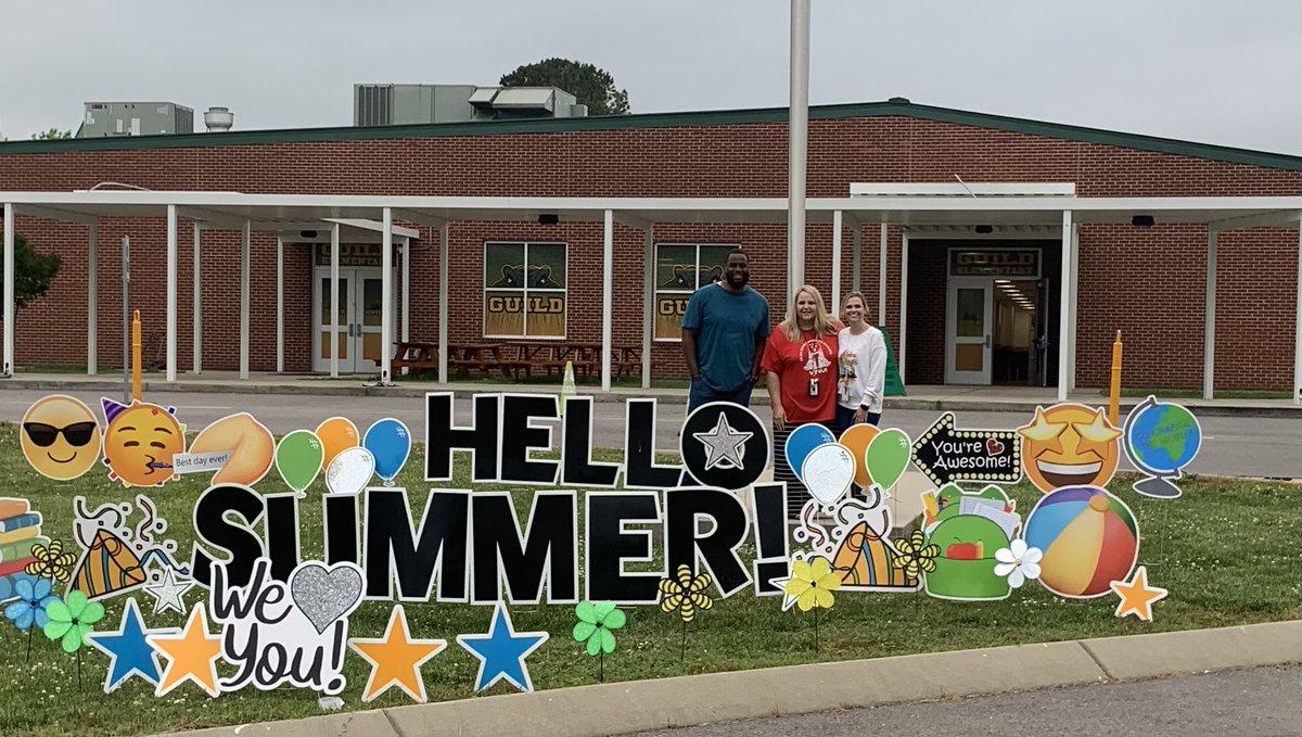 Another great year down serving with the best! Have a happy &amp; safe summer, Guild Gators! 🐊 ☀️ 🏖 
<a href="/MRS_TUCKER_GES/">Caitlyn Tucker</a> 
<a href="/mel_sawyers/">Mel Sawyers</a> 
#GuildStrong