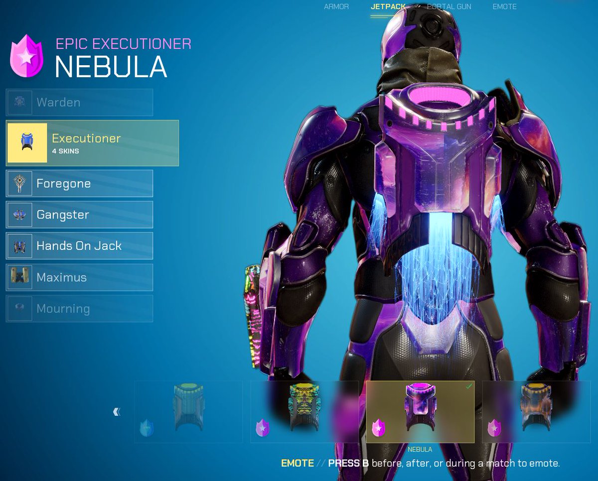 SilenceTwitch's tweet photo. If you are a Prime Gaming member, it's time to get the last Drop! Nebula skin for Interceptor, Jetpack, Portalgun, and Zeus skin for Rocket Launcher!

@SplitgateItaPB

#primegaming #splitgate #FPS #drops #TwitchClips #SplitgateSkins #skins #Nebula #Portal #Rocket #Jetpack https://t.co/HnJZJs68zK